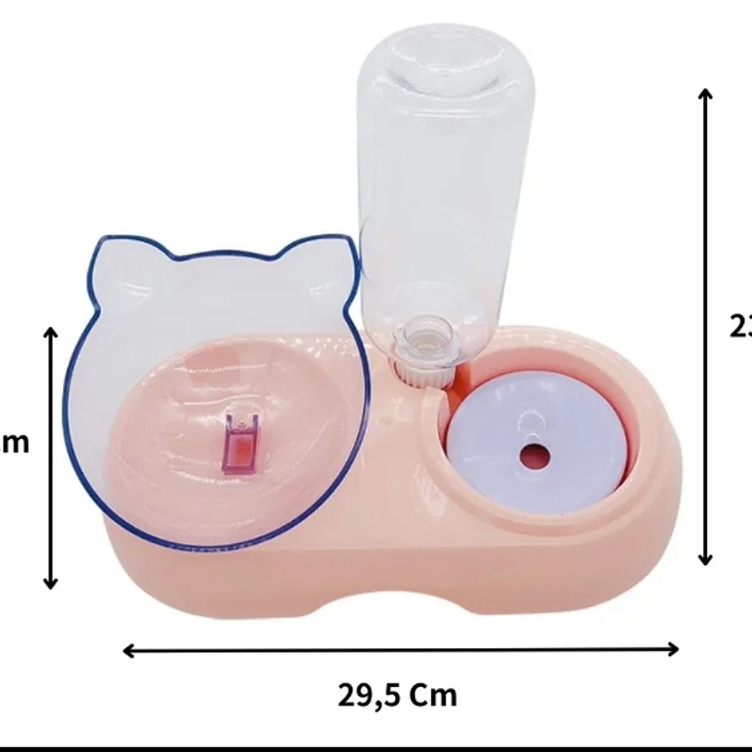 Comedero + dispensador de agua 6