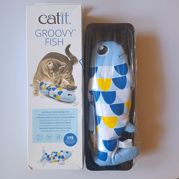 Juguete pez con movimiento Groovy Fish Catit 6