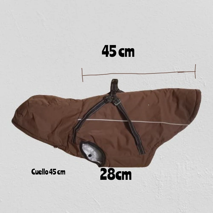 parka con arnés para perro 4