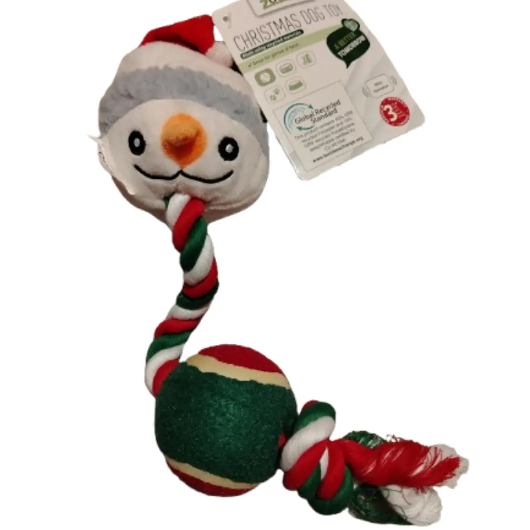 Juguete navideño para perro marca Zoofari 1