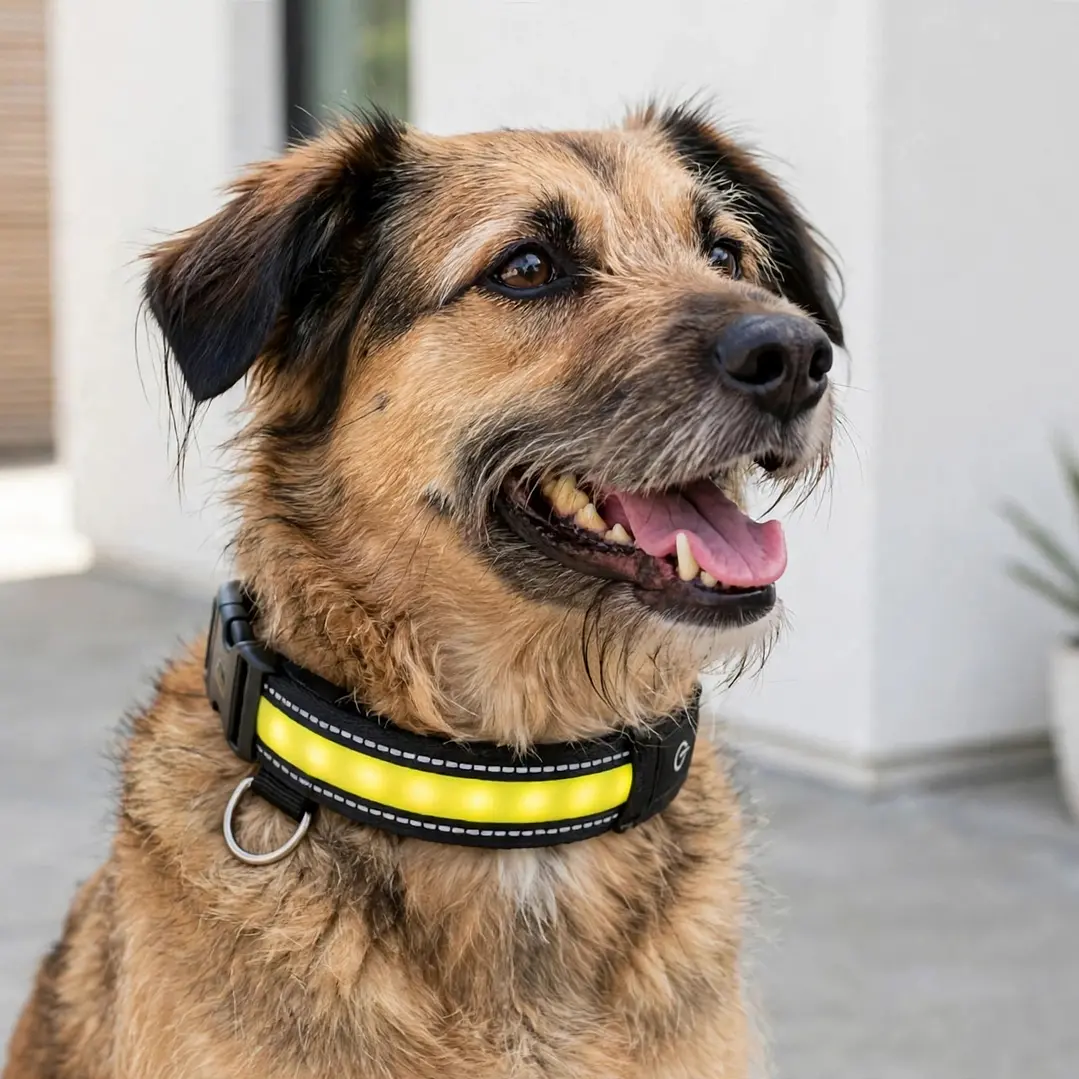 Collar para perros con luz led marca Zoofari 2