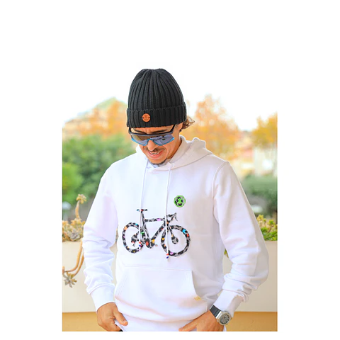 Sudadera Orgánica Bike Print