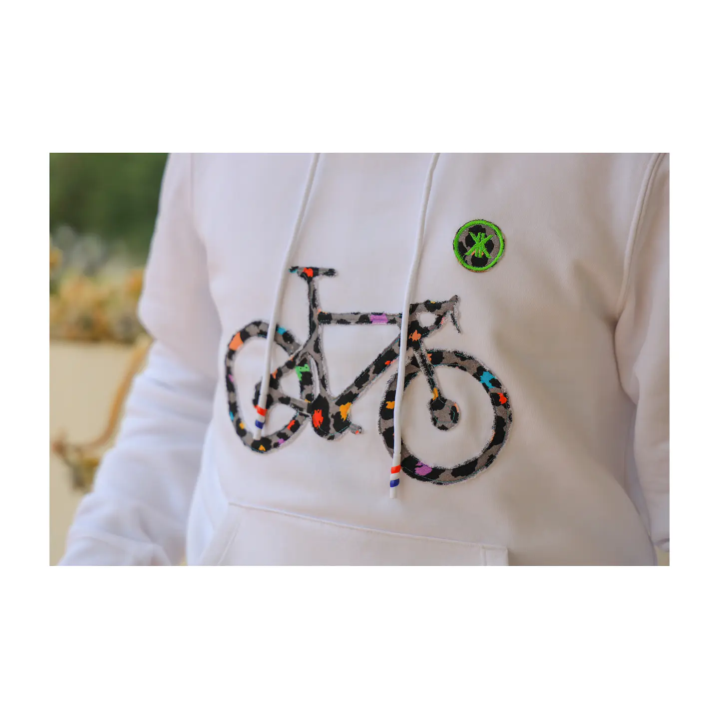 Sudadera Orgánica Bike Print 2