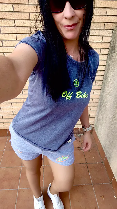 Camiseta Chica Blue Denim OffBike