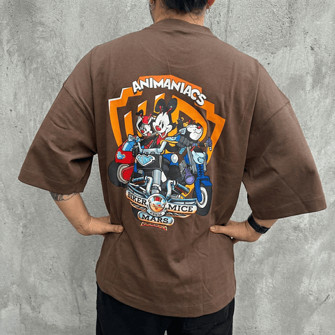 Poleras Animaniacs Biker Oversize
