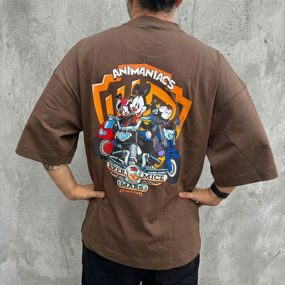 Poleras Animaniacs Biker Oversize 1