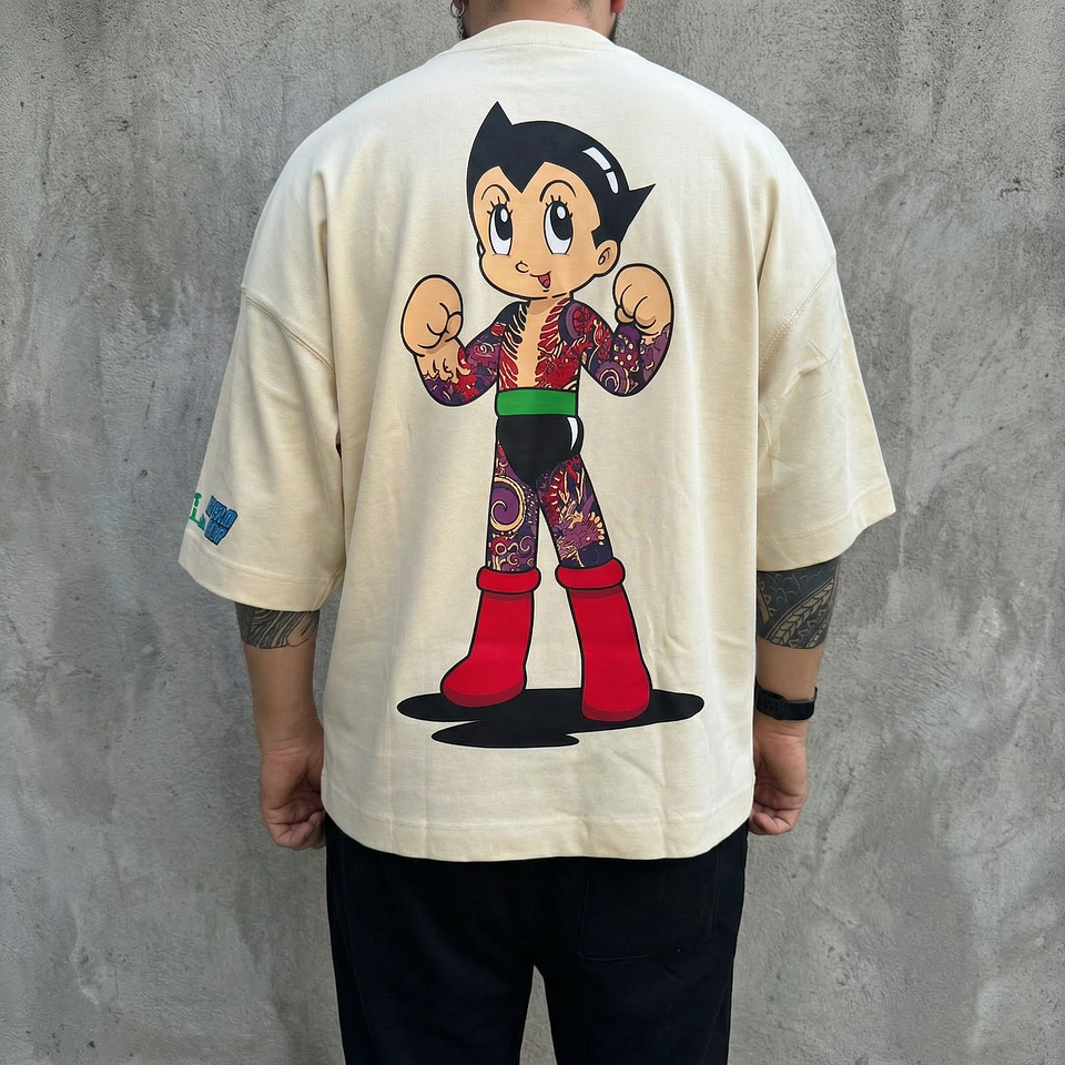 Polera AstroBoy Purple Oversize 1