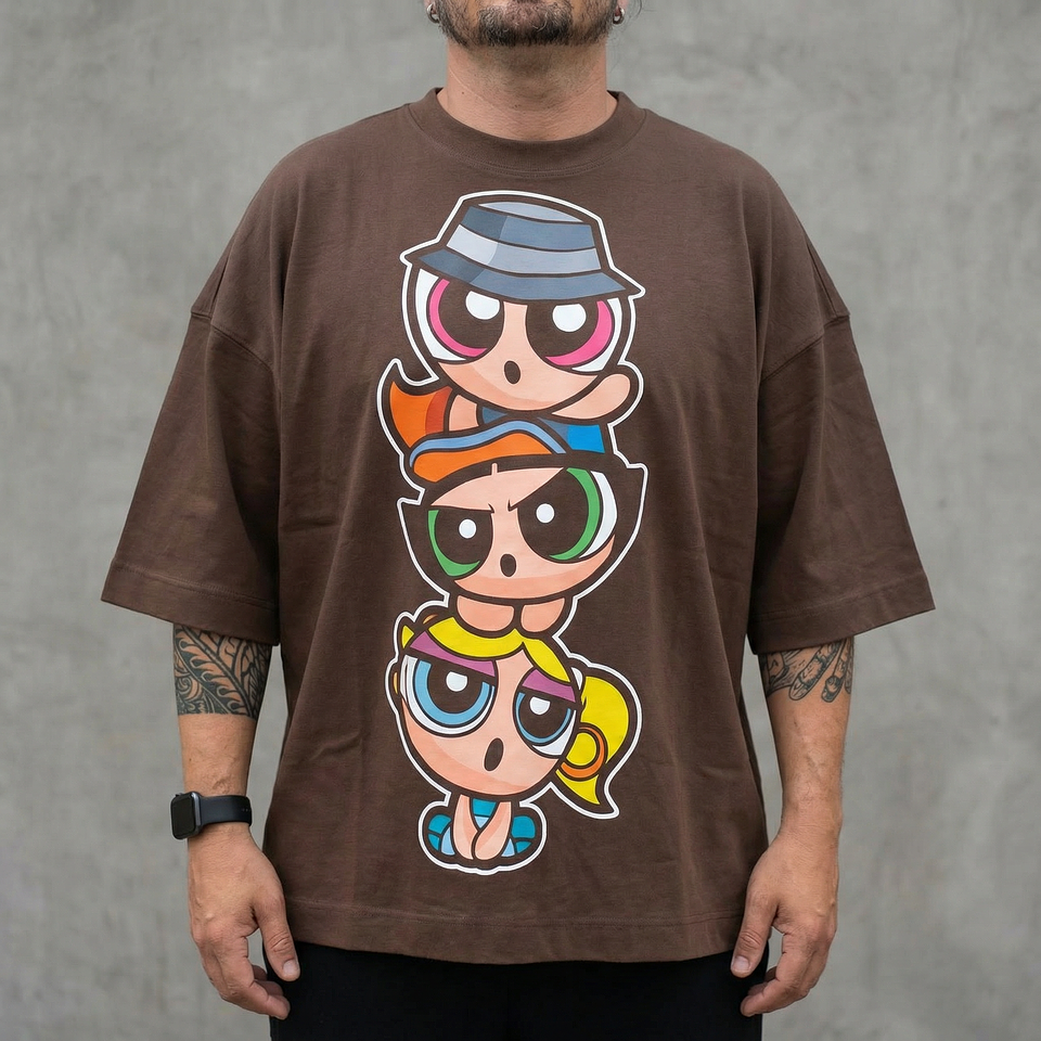 Polera PowerPuff Torre Oversize 1