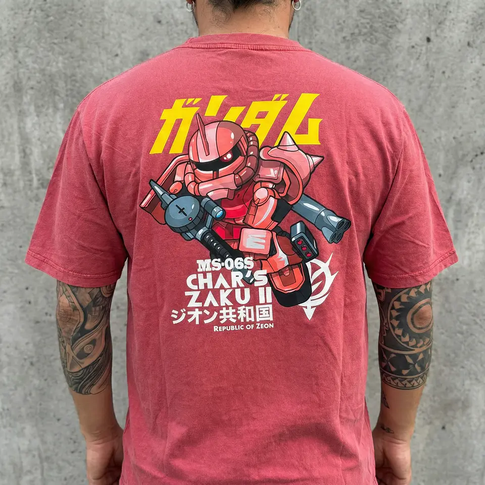 Polera Zaku Char's 1