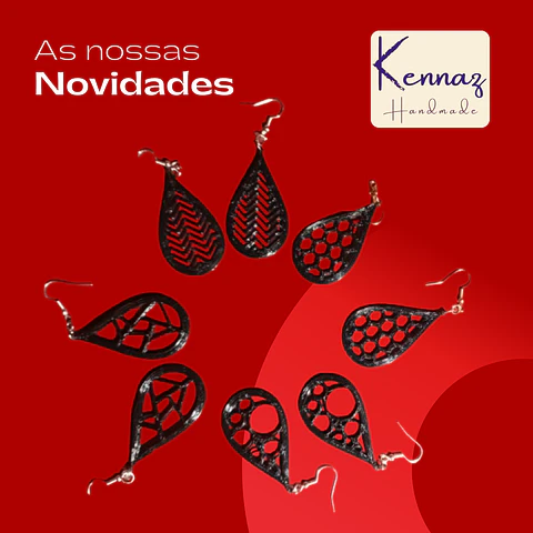 Brincos em Impressão 3D "Gota Mágica"