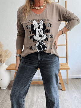 Polera/poleron Minnie
