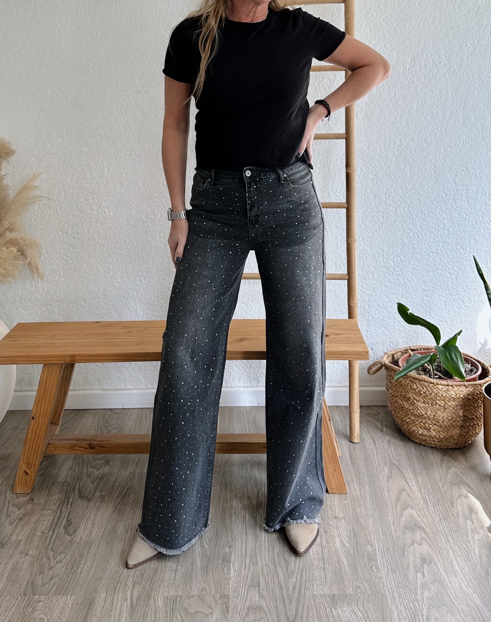 Jeans brillos 