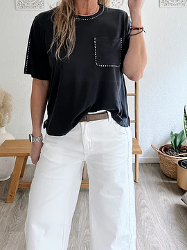 Polera stras 