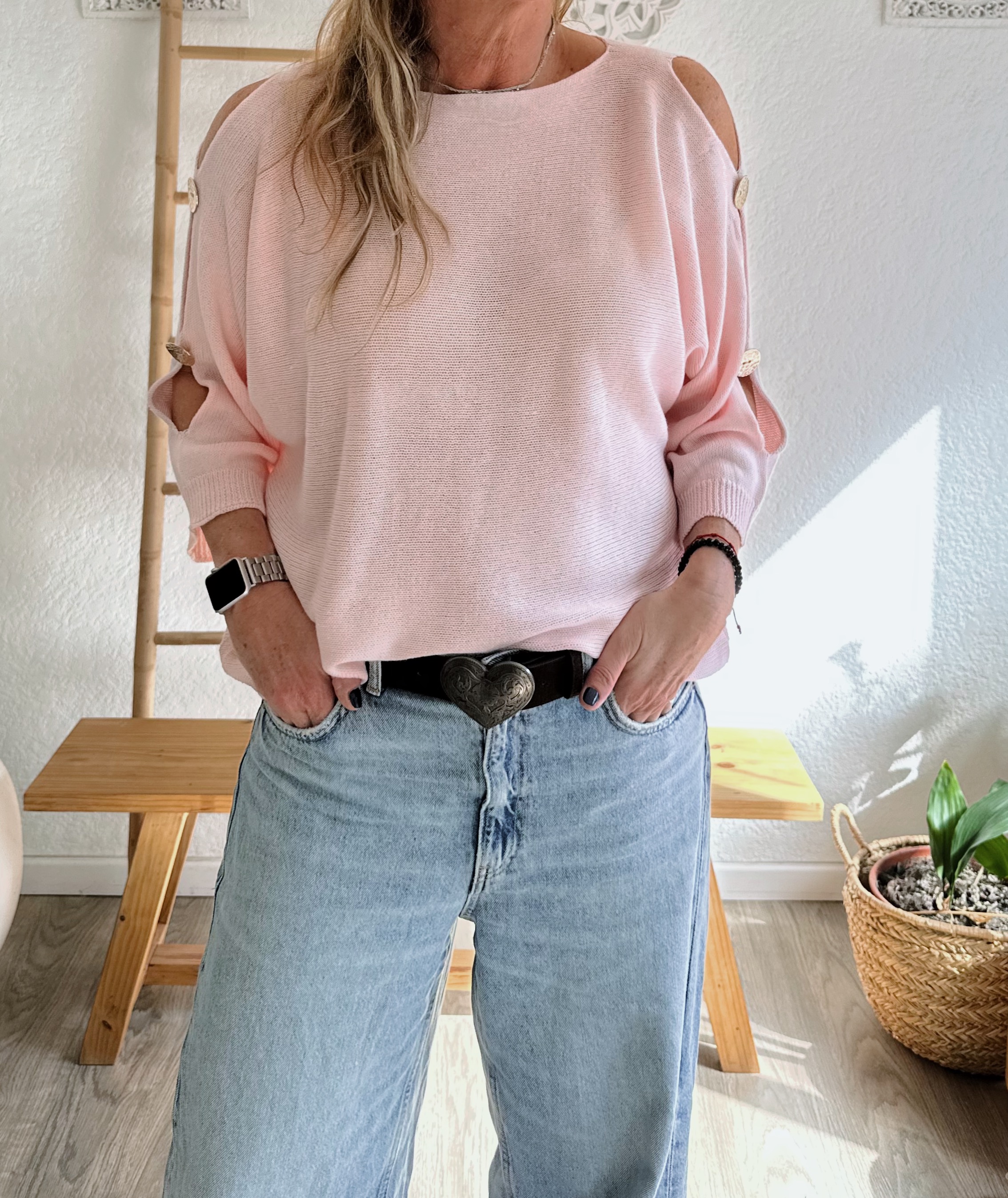 sweter blanca 