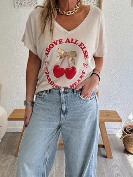 Polera guinda 