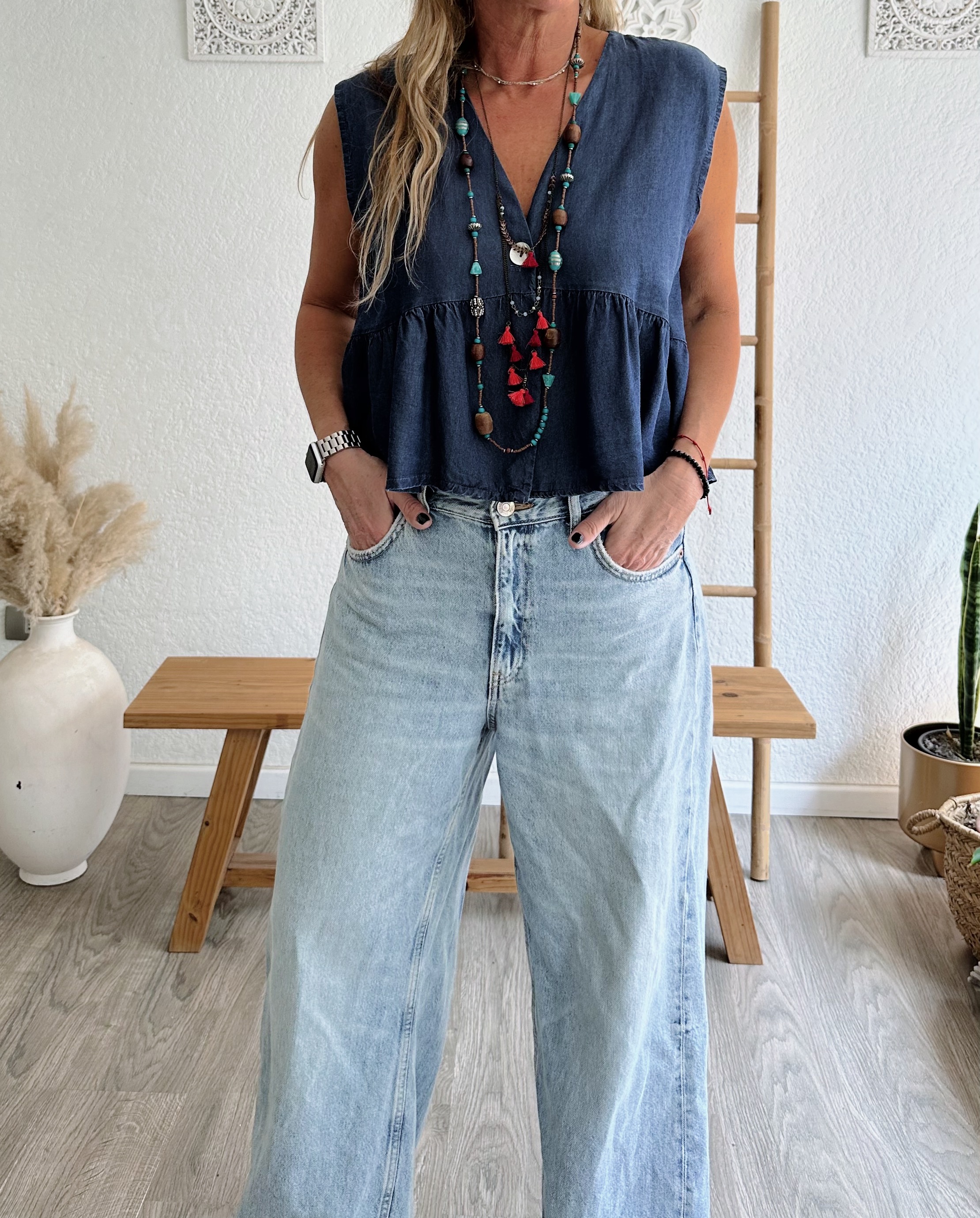 Blusa Azul