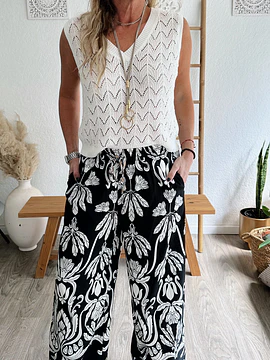Pantalón Hojas