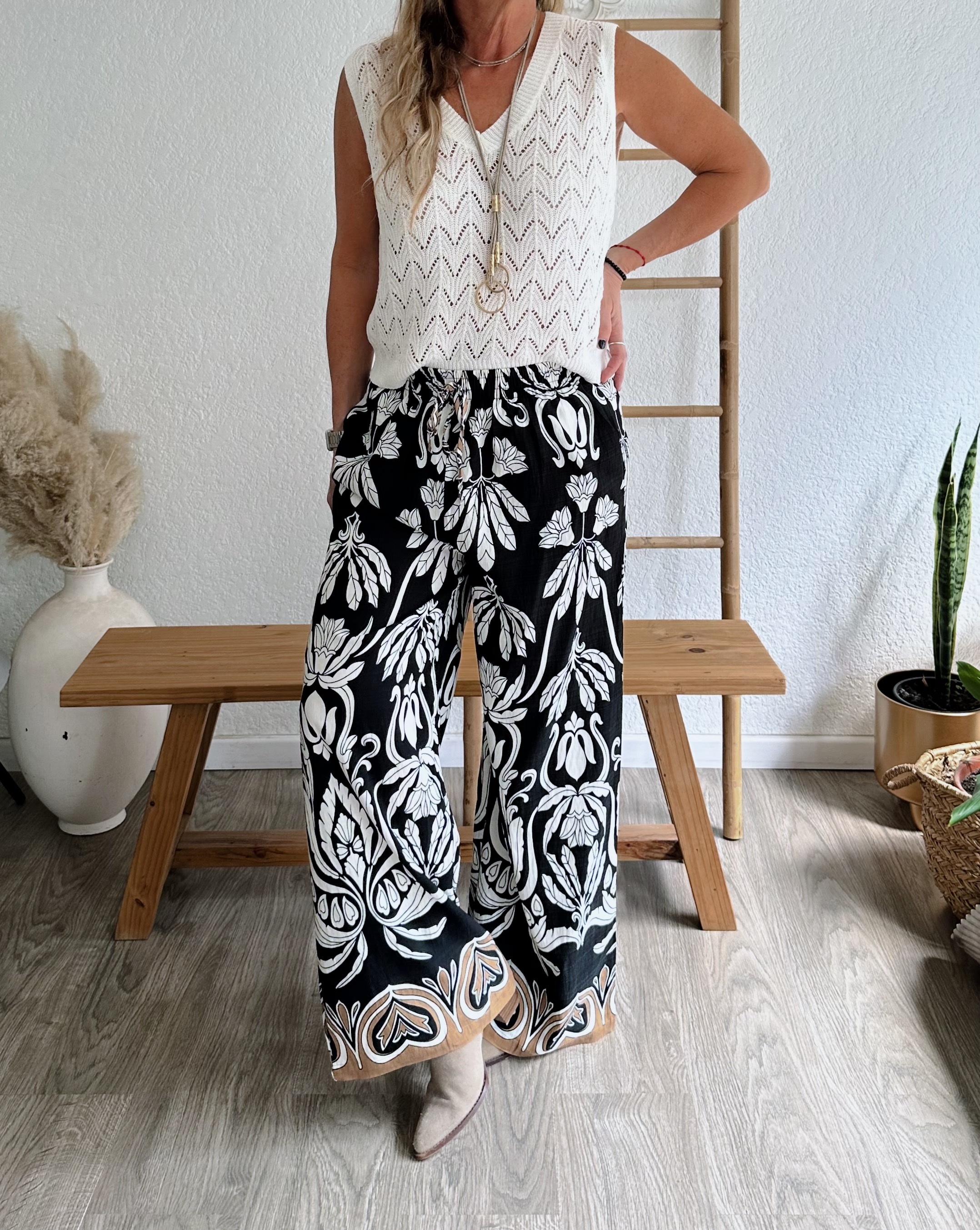Pantalón Hojas