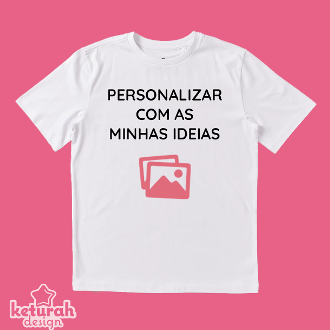 T-shirt de criança personalizada 