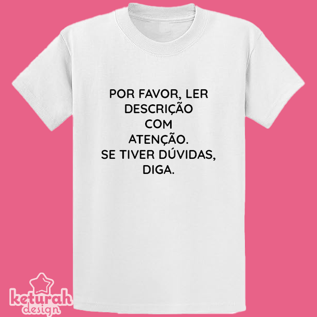 T-shirt de Adulto personalizada 