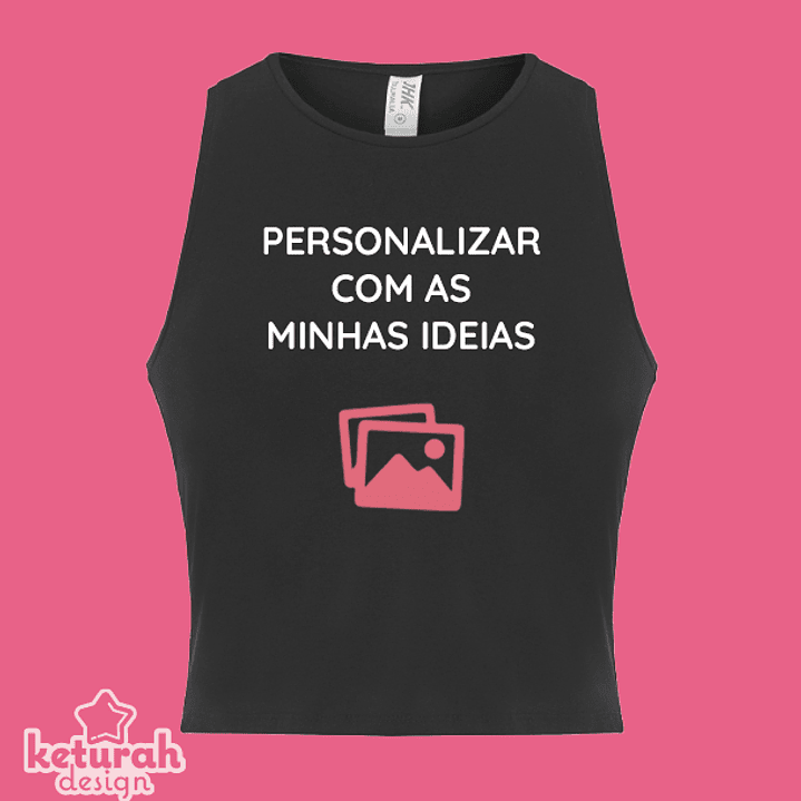 Top para adulto personalizada 