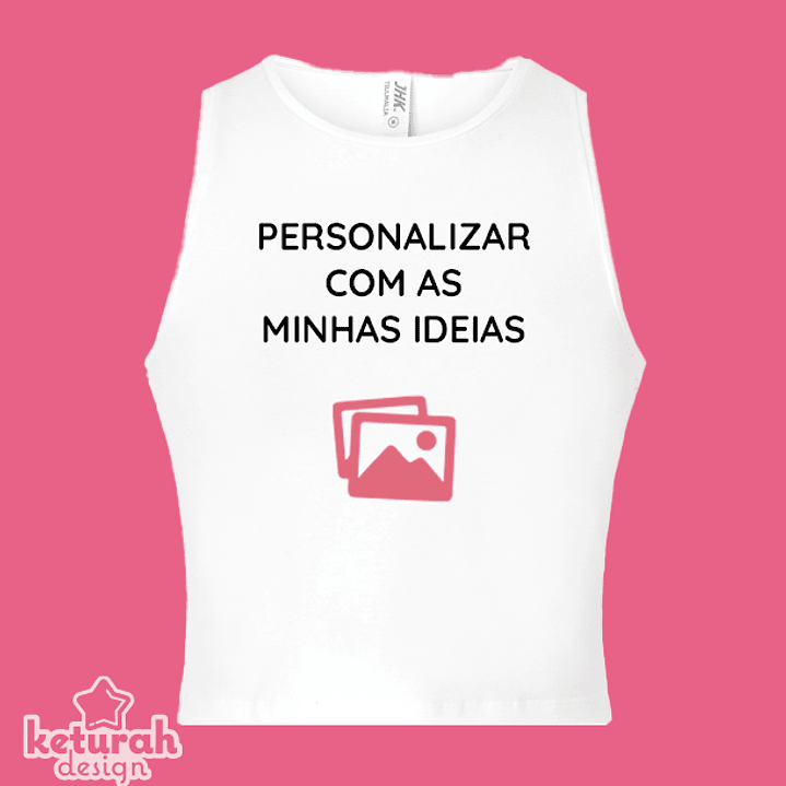 Top para adulto personalizada 