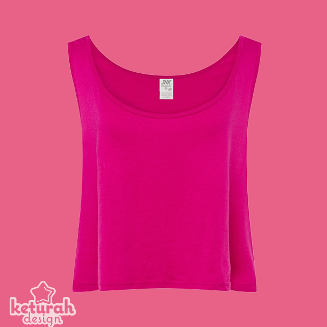 Top largo para adulto personalizada 