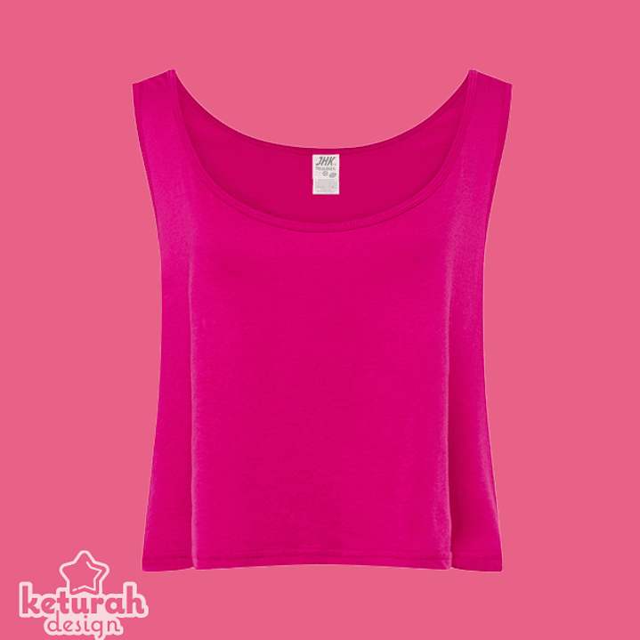 Top largo para adulto personalizada 