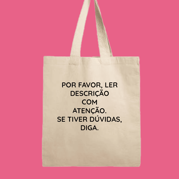 Totebag personalizada 