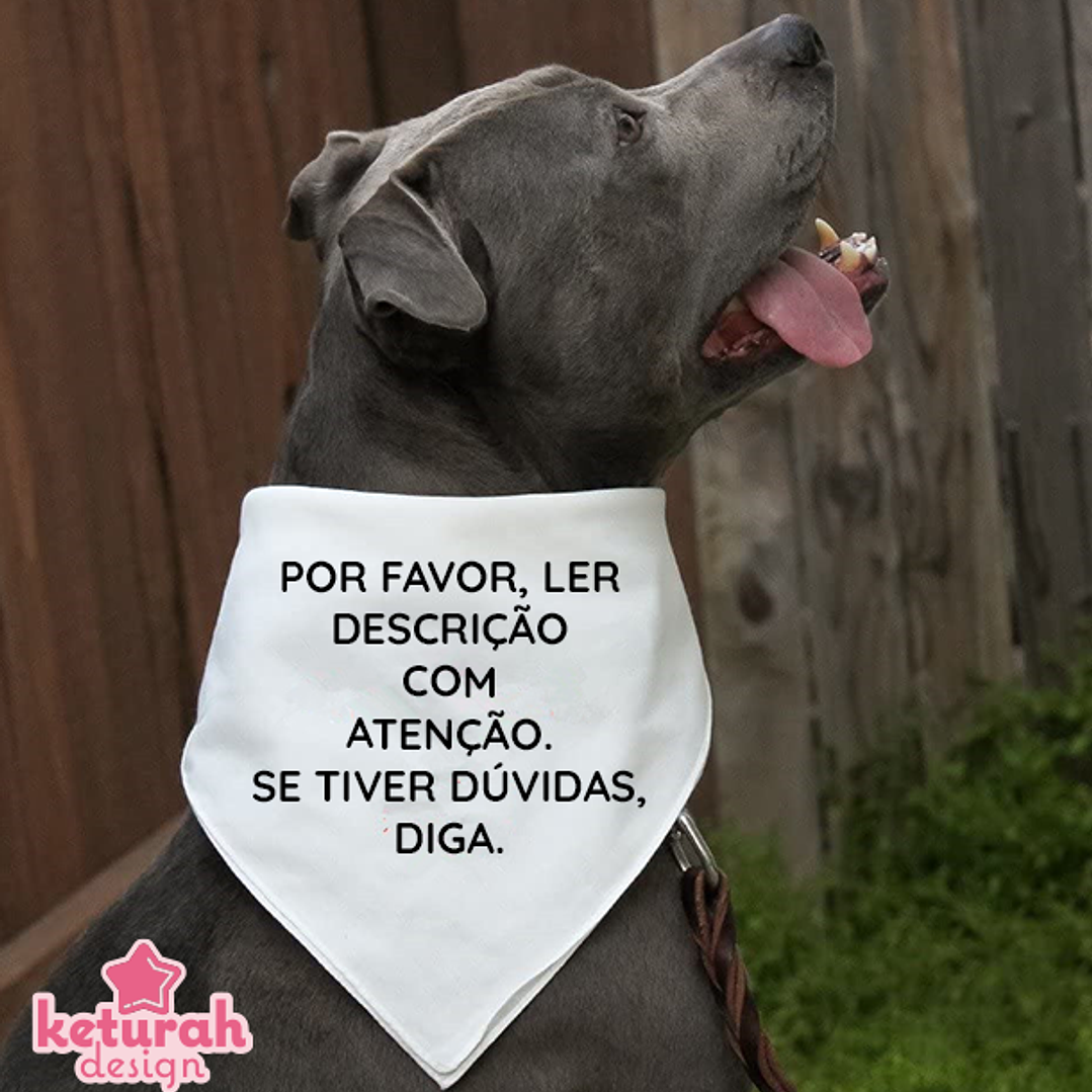 Lenço para animais 