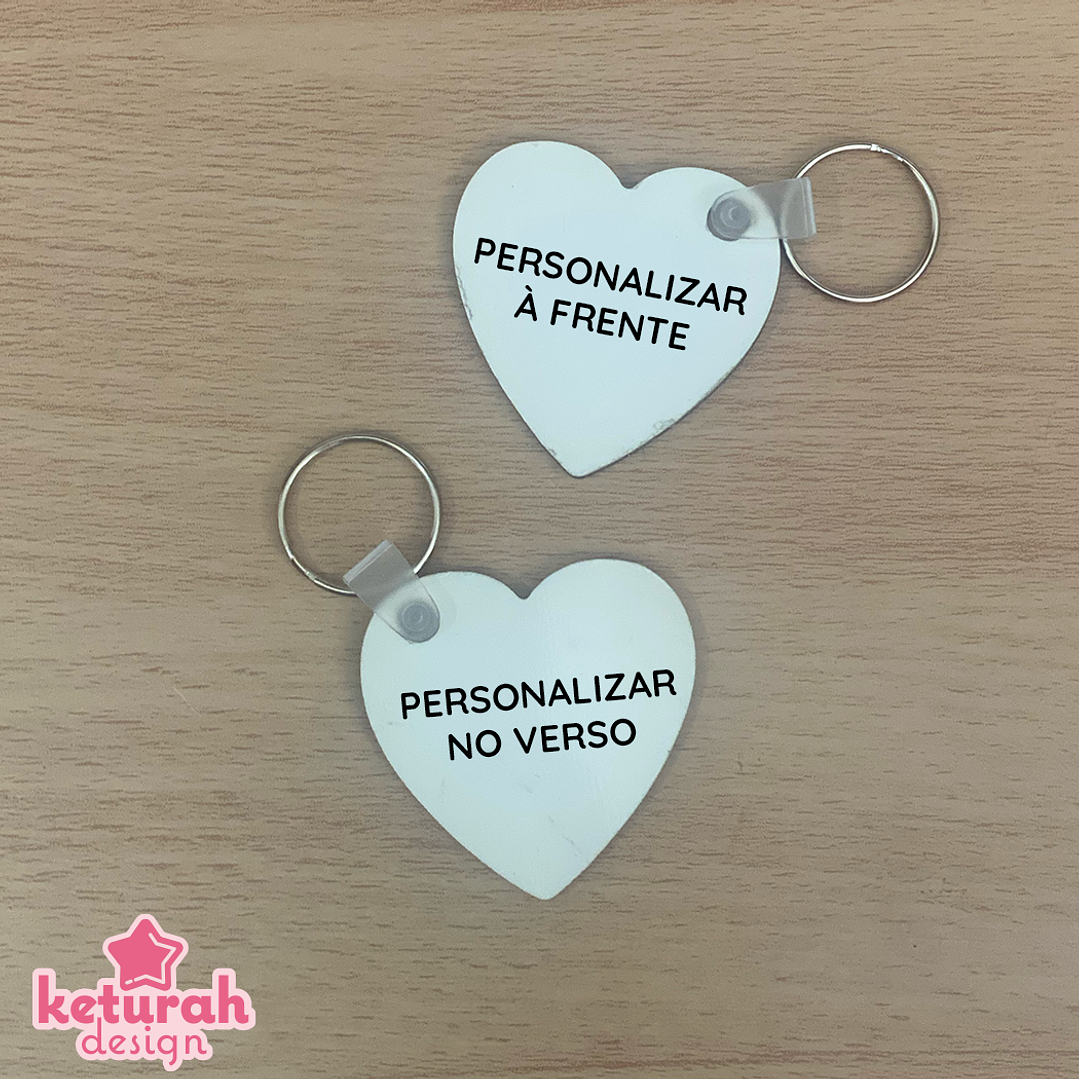 Porta-chaves formato de coração 1