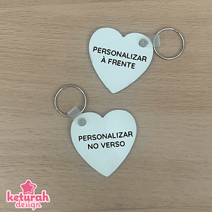 Porta-chaves formato de coração