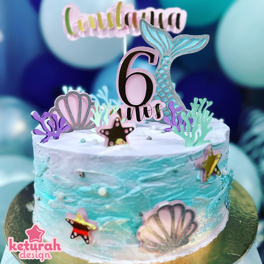 Topper de Bolo com o tema 