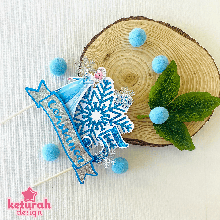 Topper de Bolo com o tema 