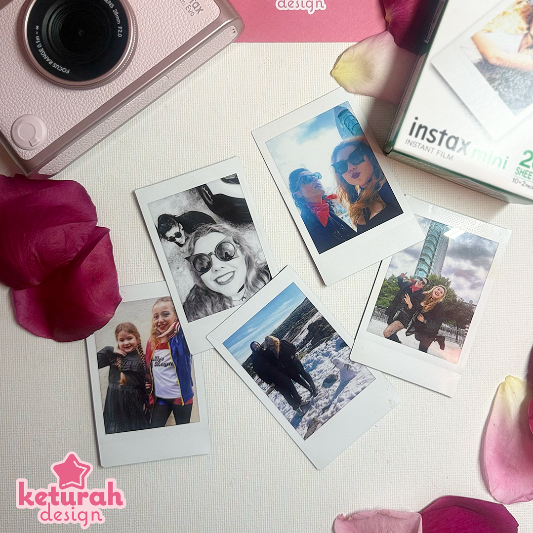 20 Fotos Polaroid Fujifilm - intax mini  4