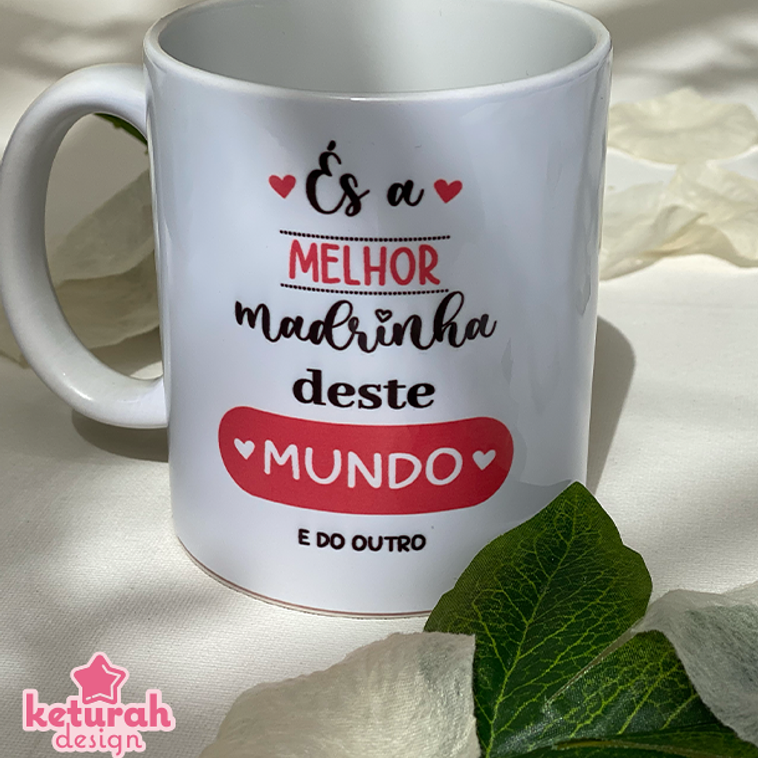 Caneca - Madrinha e Padrinho - melhor do mundo 3