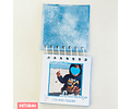 Mini - Album Pedido aos Padrinhos - Exemplo em cor azul