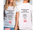 T-shirt Frente e Verso 