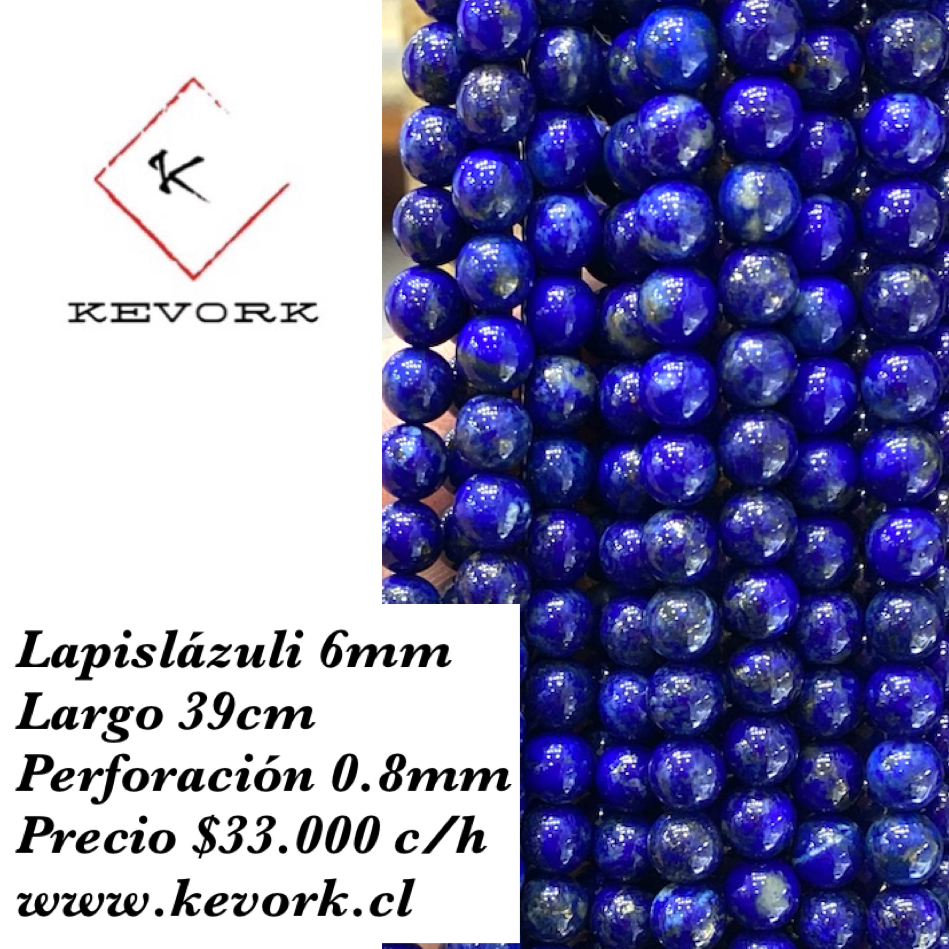 AROS COBRE GOTA CHICA LAPISLÁZULI PLANA