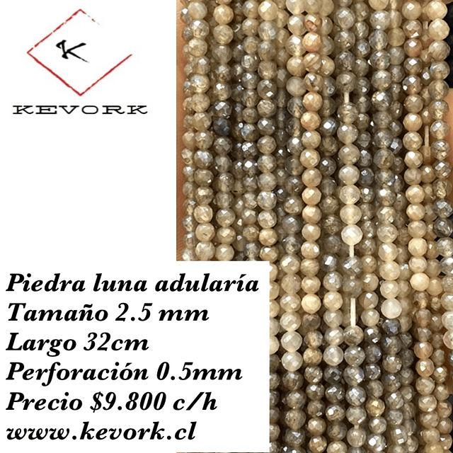 Piedra luna adularía 