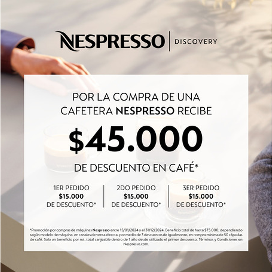 Cafetera Nespresso Inissia Color Negro 3