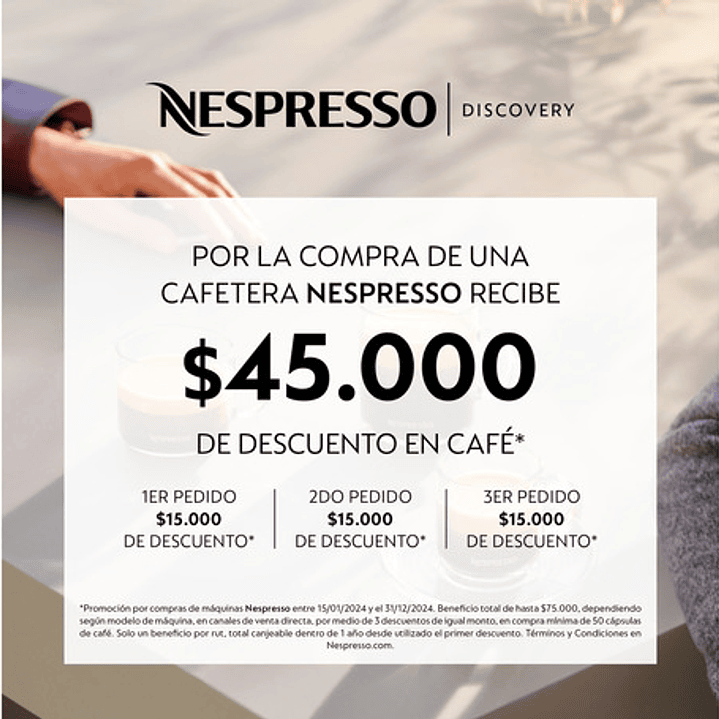 Cafetera Nespresso Inissia Color Negro 3