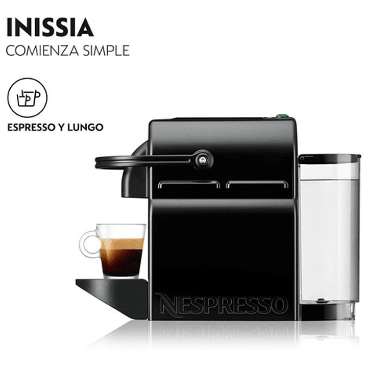 Cafetera Nespresso Inissia Color Negro 5