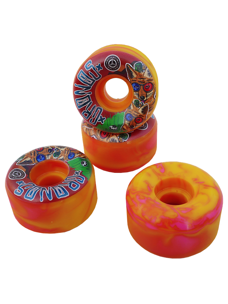 RUEDA SKATE - ZORRO ORANGE 54MM 1