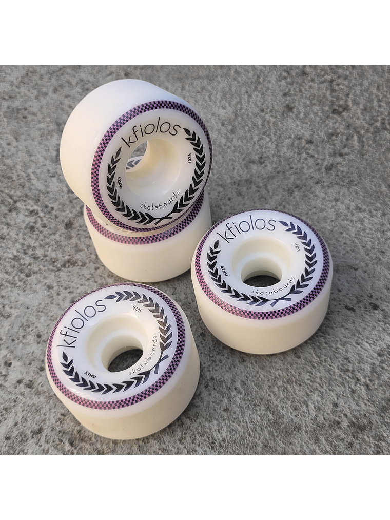 RUEDAS SKATE - STREET BLACK KFIOLOS 53MM  2