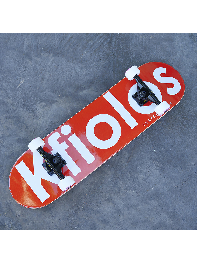 SKATE COMPLETO RED LOGO 8.25