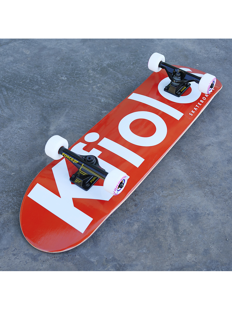 SKATE COMPLETO RED LOGO 8.25