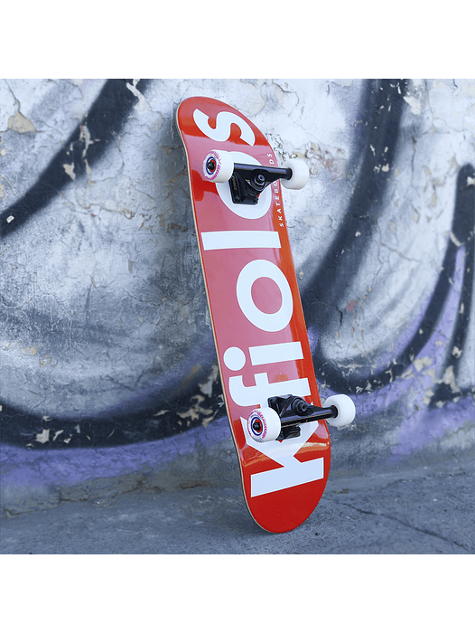 SKATE COMPLETO RED LOGO 8.25