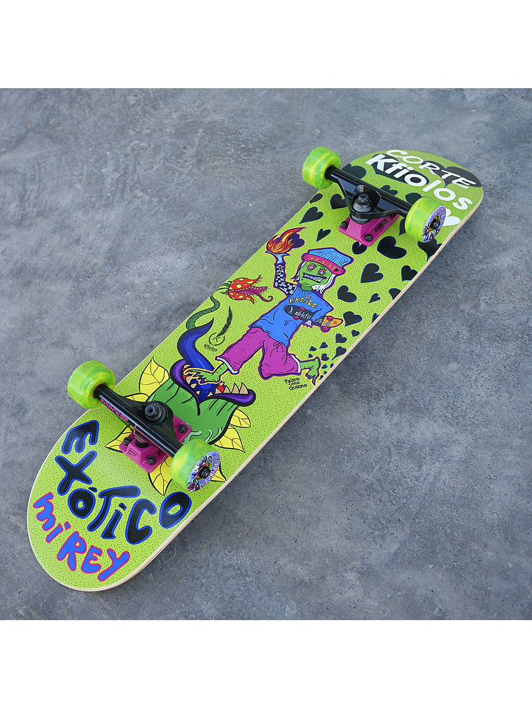 SKATE COMPLETO MONO LOCO 8