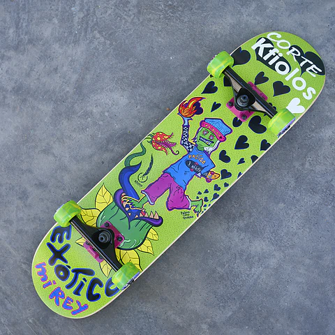 SKATE COMPLETO MONO LOCO 8"